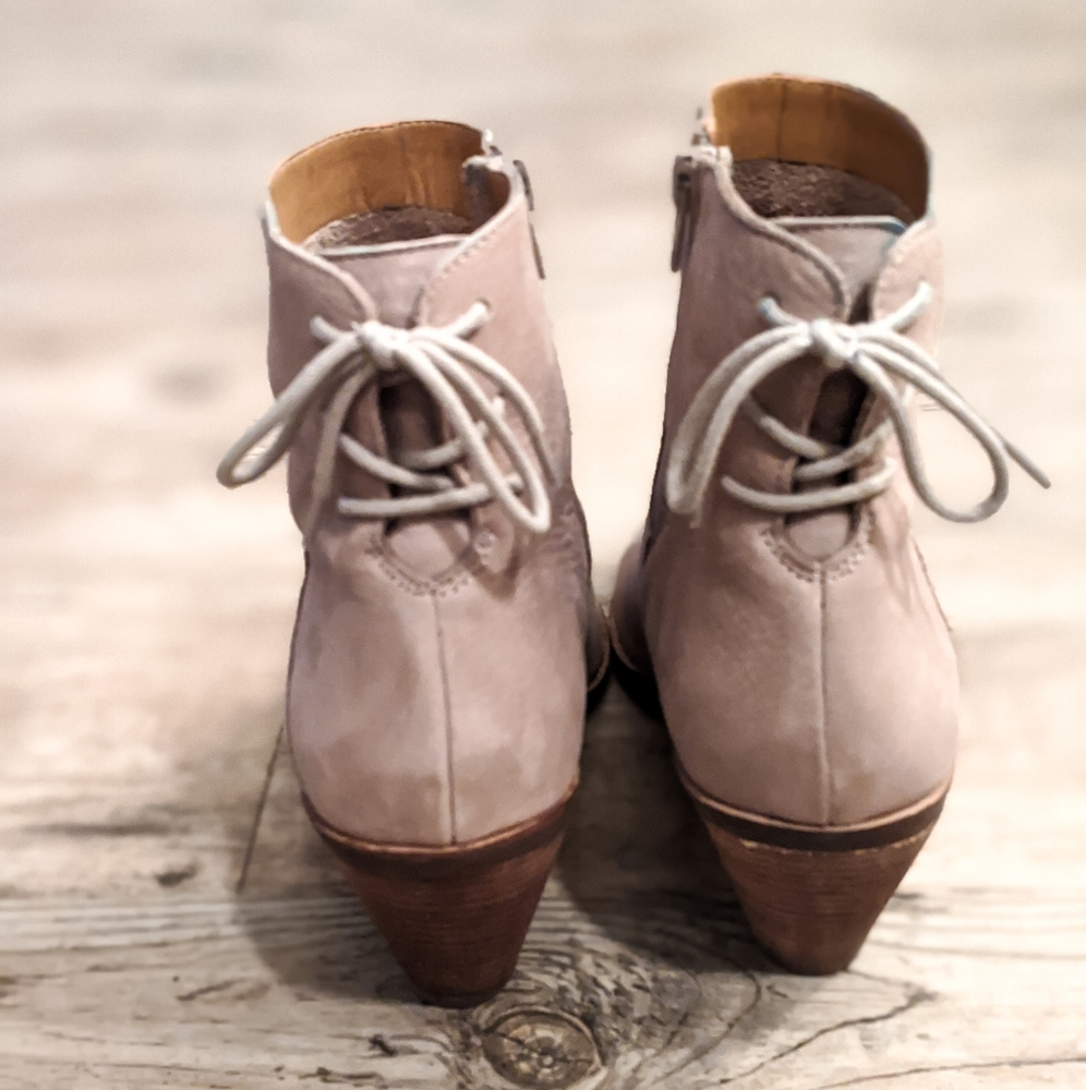 LUCKY BRAND Leather Booties Size 10 - Picture 3 of 5